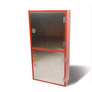 Rostfritt stål brandsläckningsskåp